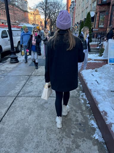 Thank you so much for showing me around your home town. It was magical walking around the snowy east coast city with you. Special time of year with a very special person.