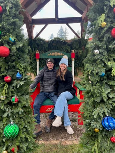 Thank you so much for being a part of my family tradtions. It has a special place in my heart and it means so much you'd go against your plant loving ways to come kill a tree with me and my family.